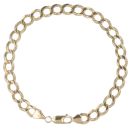 9ct Yellow Gold Curb Bracelet 8.5"