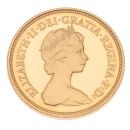 1980 Elizabeth II Decimal Portrait UK Full Sovereign Coin Proof Boxed