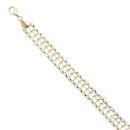 14ct Yellow Gold Fancy Bracelet 7.5"