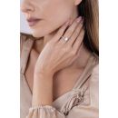 9ct White Gold 1.20ct Emerald Cut Lab Grown Diamond Halo And Shoulder Ring