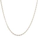 9ct Yellow Gold Button Chain 18"