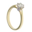 18ct Yellow Gold 0.50ct Tinted Brilliant Cut Diamond Solitaire Ring