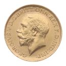 1914 George V Large Head UK Full Sovereign Coin