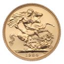 1984 Elizabeth II Decimal Portrait UK Full Sovereign Coin