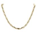 14ct Yellow Gold Barrel Link Chain 24"