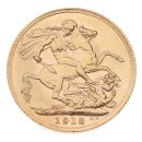 1913 George V Large Head UK Full Sovereign Coin