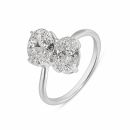 9ct White Gold 2.00ct ‘Me And You’ Lab Grown Diamond Ring
