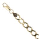 9ct Yellow Gold Curb Bracelet 8"