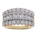 18ct Yellow Gold 1.75ct Brilliant Cut Diamond Fancy Ring