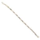9ct Yellow Gold Greek Key Bracelet 7.5"