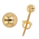 22ct Yellow Gold Ball Stud Earrings
