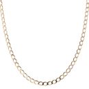 9ct Yellow Gold Curb Chain 18"