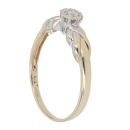 9ct Yellow Gold 0.10ct Brilliant Cut Diamond Solitaire Ring