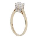 9ct Yellow Gold Cubic Zirconia Single Stone Ring