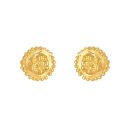 22ct Yellow Gold Earrings in Filligree Design