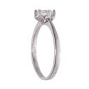 Sterling Silver Cubic Zirconia Single Stone Ring by Icesia