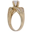 18ct Yellow Gold 1.10ct Diamonds Cluster Ring