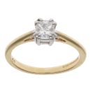 18ct Yellow Gold 0.50ct Diamond Solitaire Ring