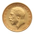 1911 George V Large Head UK Half Sovereign Coin