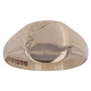 9ct Yellow Gold Patterned Signet Ring