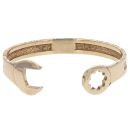 9ct Yellow Gold Torque Spanner Bangle