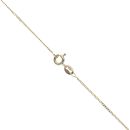 18ct White Gold 0.02ct Diamond and Smoky Quartz Pendant and Chain 18"