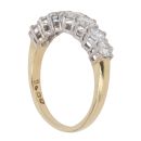 18ct Yellow Gold 1.00ct Brilliant Cut Diamond Severn Stones Ring