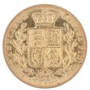 1865 Victoria Young Head UK Full Sovereign Coin