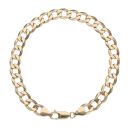 9ct Yellow Gold Curb Bracelet 8"