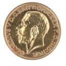 1915 George V Large Head UK Full Sovereign Coin