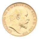1910 Edward VII Large Head UK Half Sovereign Coin