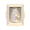 14ct Yellow And White Gold Horse Ring