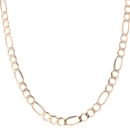 9ct Yellow Gold Figaro Chain 22"