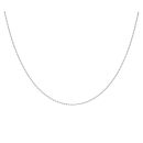 Silver Bead Chain 18" By Icesia