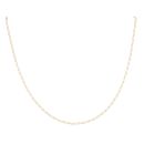 9ct Yellow Gold Diamond Cut 18" Belcher Chain
