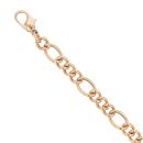 9ct Yellow Gold Figaro Bracelet 7.5"