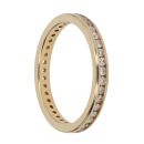 18ct Yellow Gold 0.53ct Brilliant Cut Diamond Full Eternity Ring
