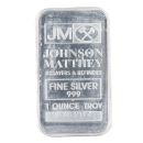 1oz Silver Johnson Matthey Sealed Assayers & Refiners Ingot