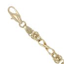 14ct Yellow Gold Fancy Bracelet 8.5"