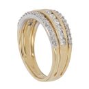 18ct Yellow Gold 0.72ct Brilliant Cut Diamond Fancy Ring