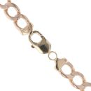 9ct Yellow Gold Plain Curb Chain 20"