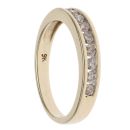 9ct Yellow Gold 0.50ct Brilliant Cut Diamond Eternity Ring
