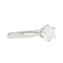 18ct White Gold 1.00ct Diamond Solitaire Ring