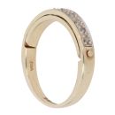 9ct Yellow Gold 0.10ct Brilliant Cut Diamond Eternity Ring