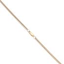 9ct Yellow Gold Ingot Pendant and Chain 18"