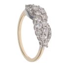 9ct Yellow Gold 0.65ct Brilliant Cut Diamond Fancy Ring