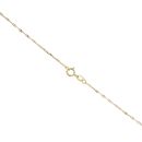 14ct Yellow Gold Cubic Zirconia Infinity Pendant And 18" Chain