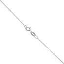 Silver Plain 15mm Disc Pendant And Chain 18" By Icesia