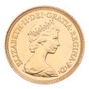 1982 Elizabeth II Decimal Portrait UK Half Sovereign Coin