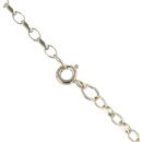 9ct Yellow Gold Multi-Gemstone Floral Cluster Pendant And Chain 20"